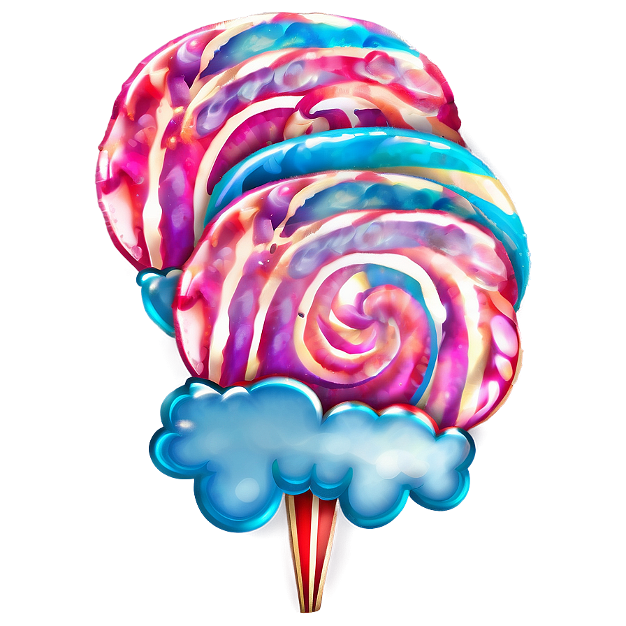 Circus Cotton Candy Png Roa23 PNG Image