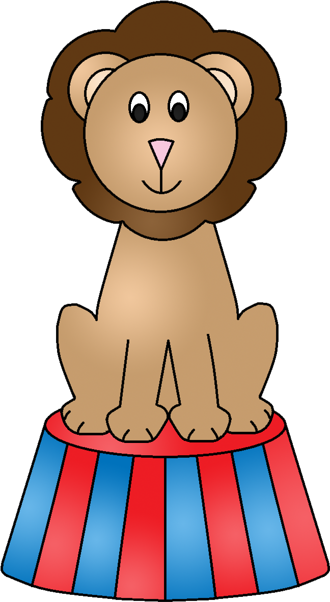 Circus_ Lion_ Cartoon.png PNG Image