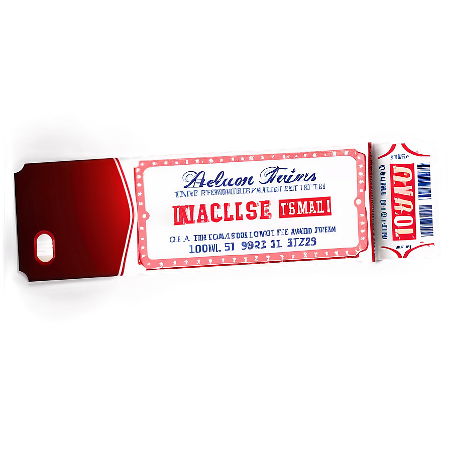 Circus Performance Ticket Png Qvf PNG Image