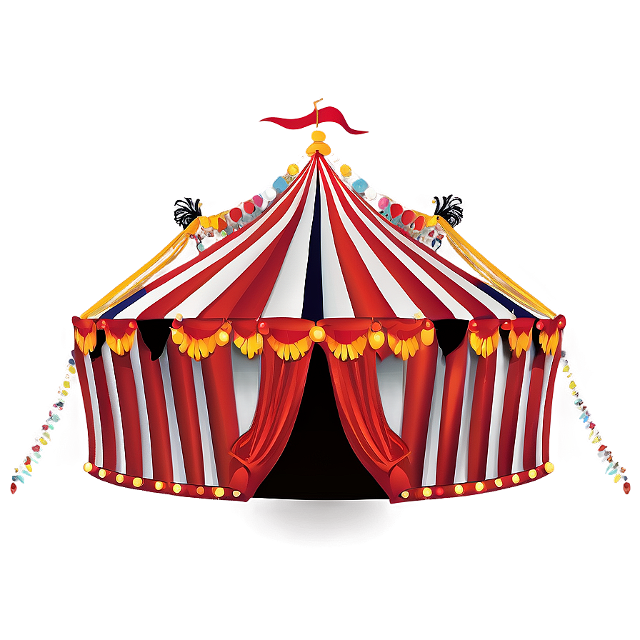 Circus Tent Flyer Background Png 06132024 PNG Image