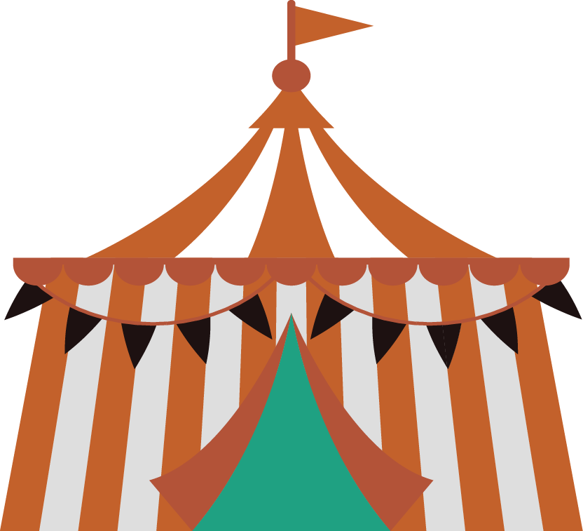 Circus Tent Illustration.png PNG Image