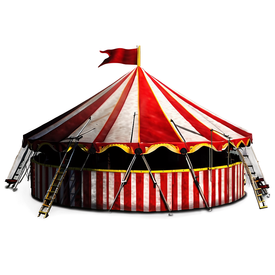 Circus Tent In Sunset Png Ewr PNG Image