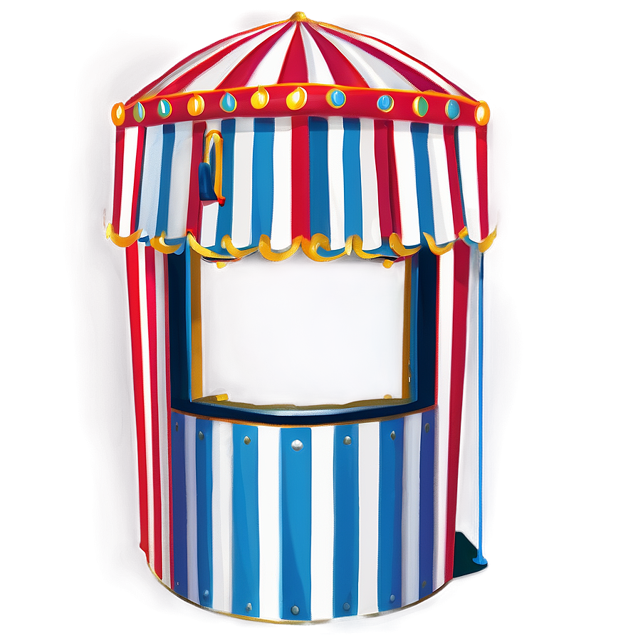 Circus Tent Ticket Booth Png 06132024 PNG Image