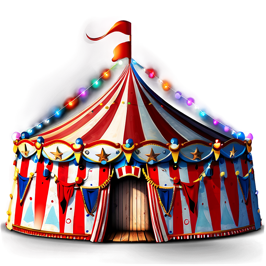 Circus Tent With Lights Png 06132024 PNG Image