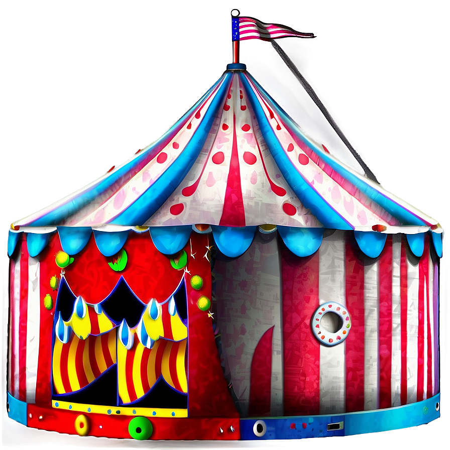 Circus Tent With Performers Png 06132024 PNG Image