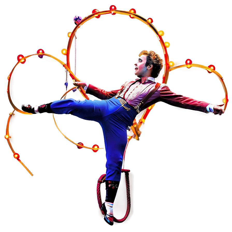 Circus Tightrope Walker Png Wsw PNG Image