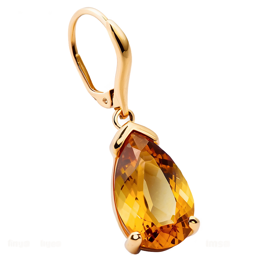 Citrine Earring Gem Png 91 PNG Image