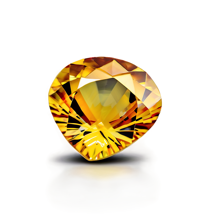 Citrine Jewelry Stone Png 06282024 PNG Image