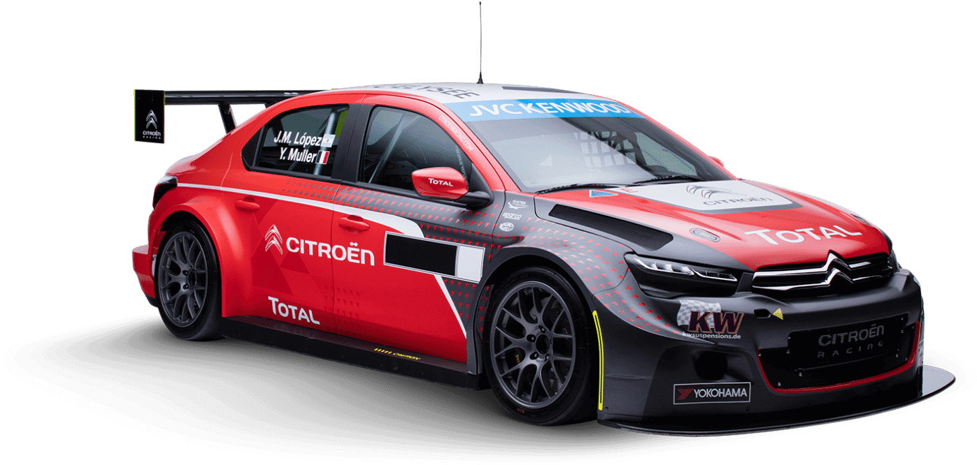 Citroen Racing Rally Car PNG Image