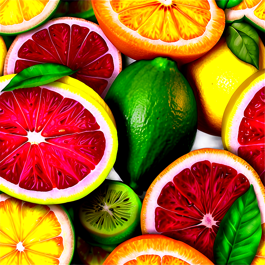 Citrus Fruit Medley Png 93 PNG Image