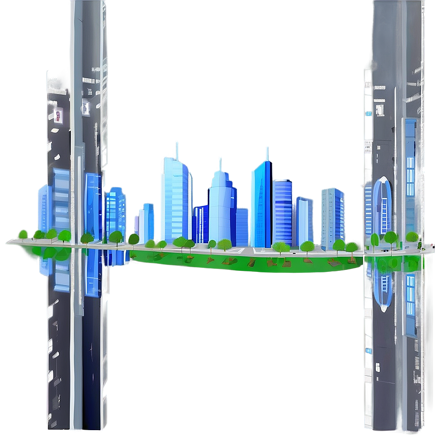 City Infrastructure Blueprint Png Yid PNG Image