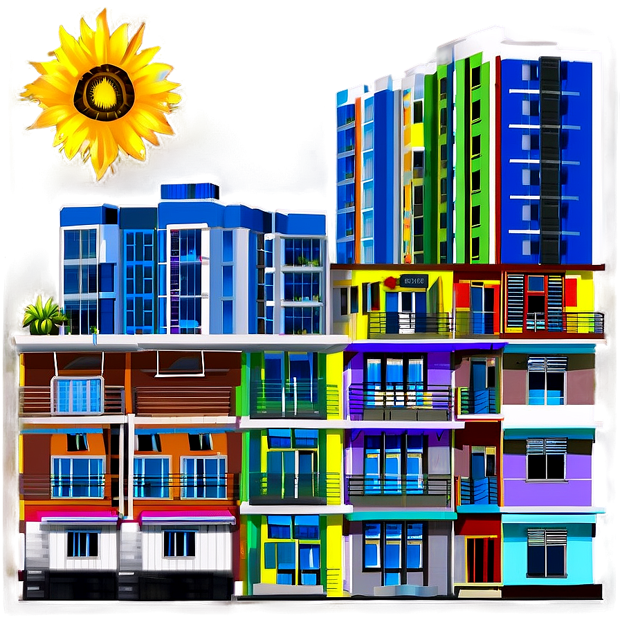 City Residential Areas Png Qau35 PNG Image