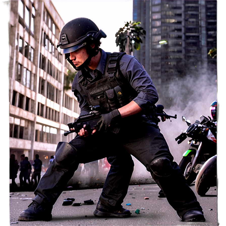 City Riot Chaos Png 06242024 PNG Image