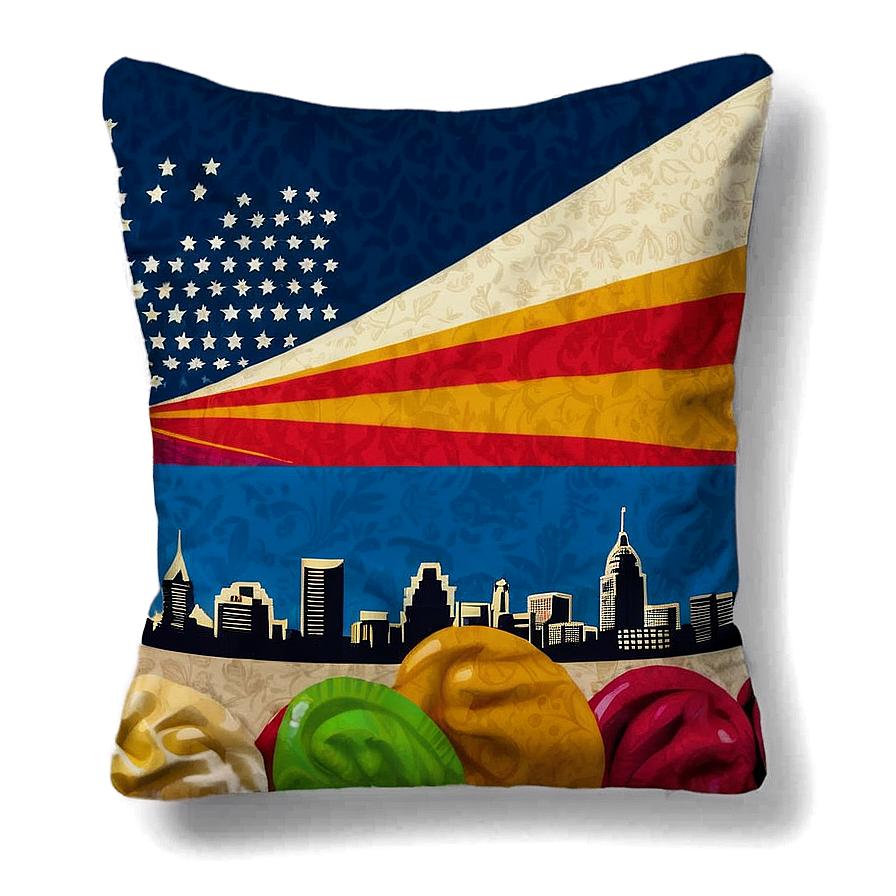 City Skyline Cornhole Bag Png Ovc PNG Image