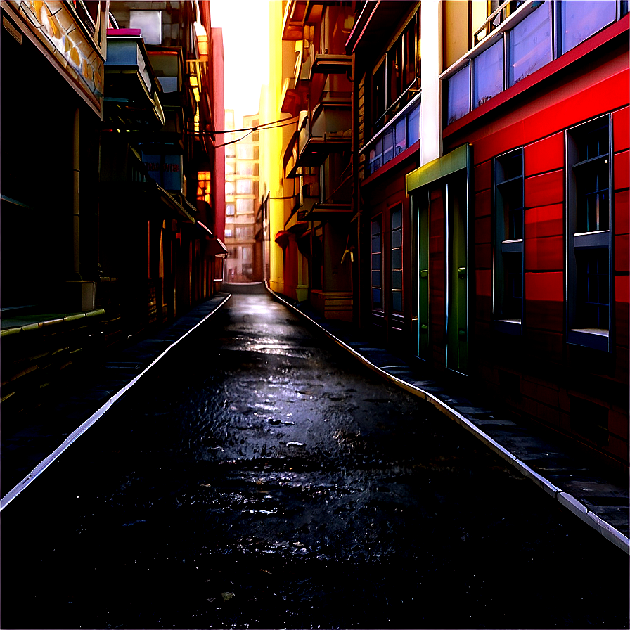 City Street Alleyway Png 67 PNG Image