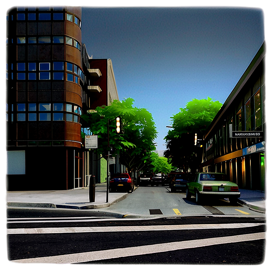 City Street Corner Png Diq80 PNG Image