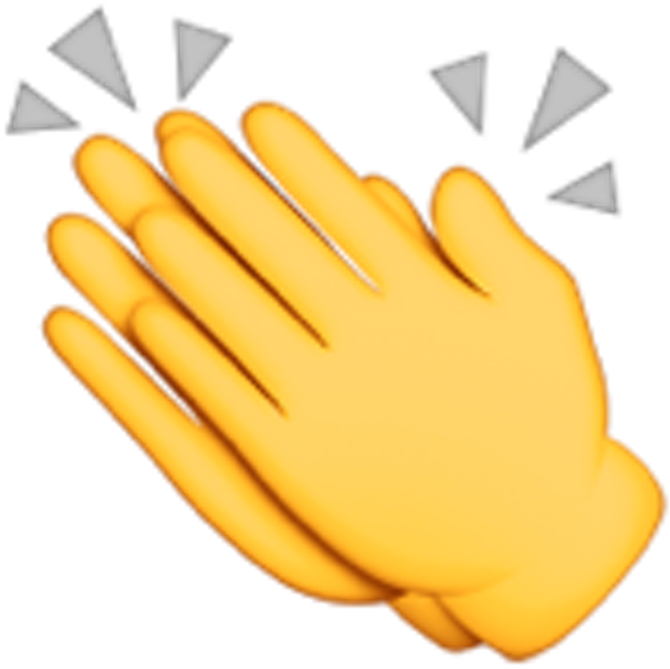 Clapping_ Hands_ Emoji.png PNG Image