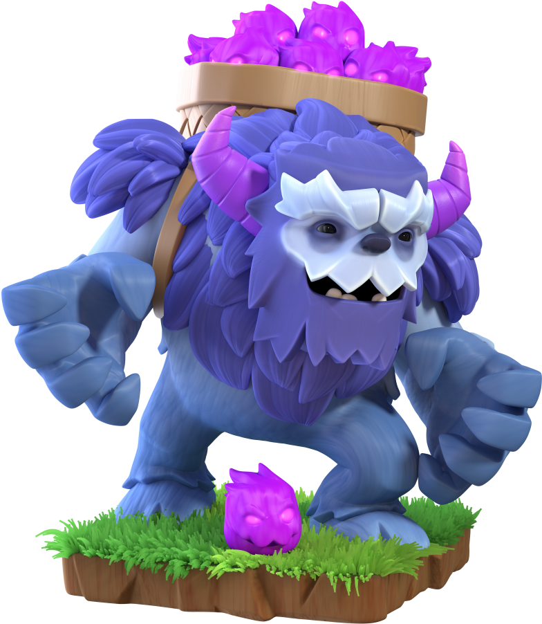 Clashof Clans Electro Dragon Character PNG Image