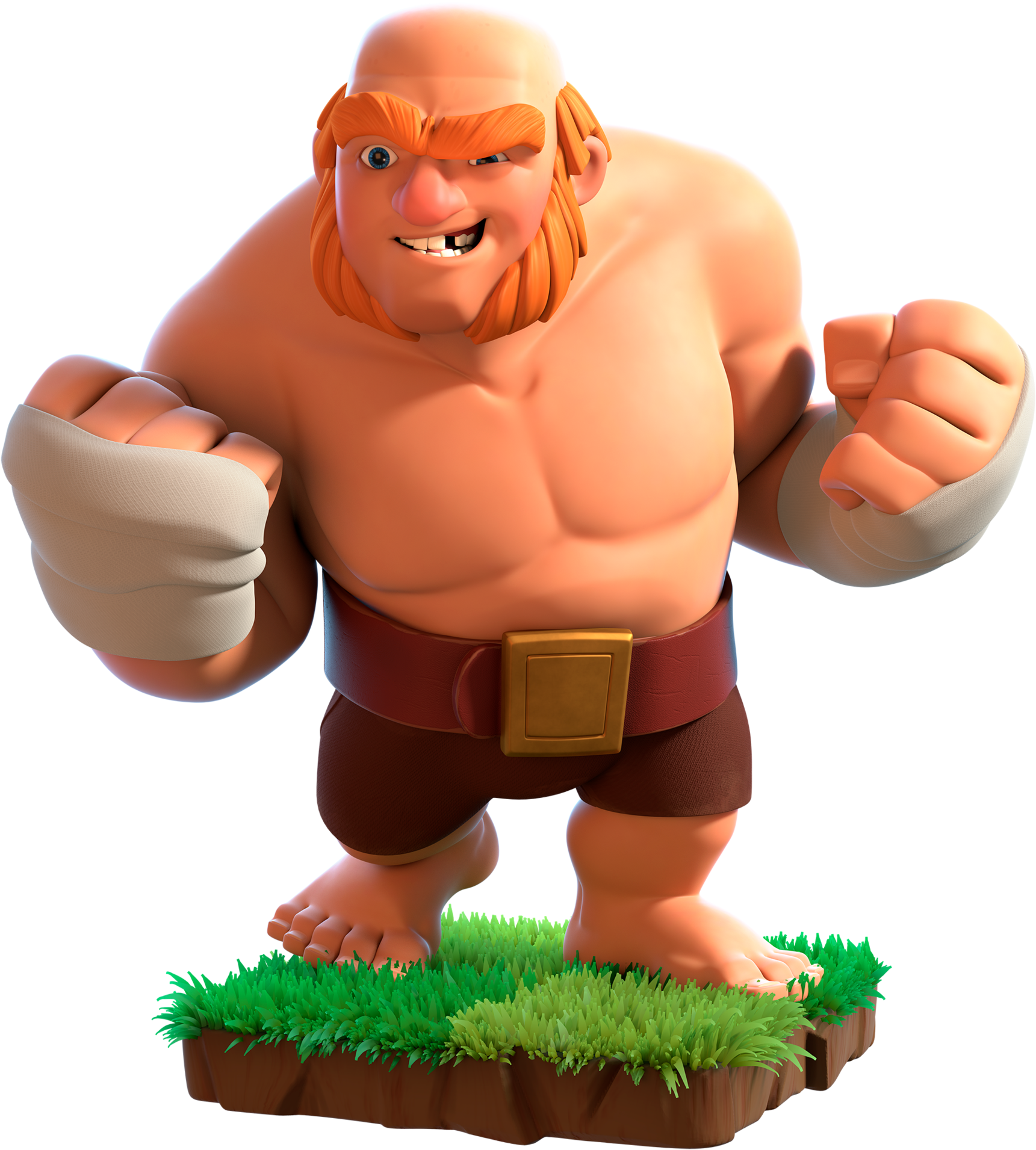 Clashof Clans Giant Character PNG Image