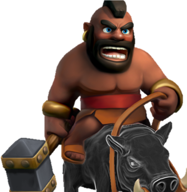 Clashof Clans Hog Rider Character PNG Image