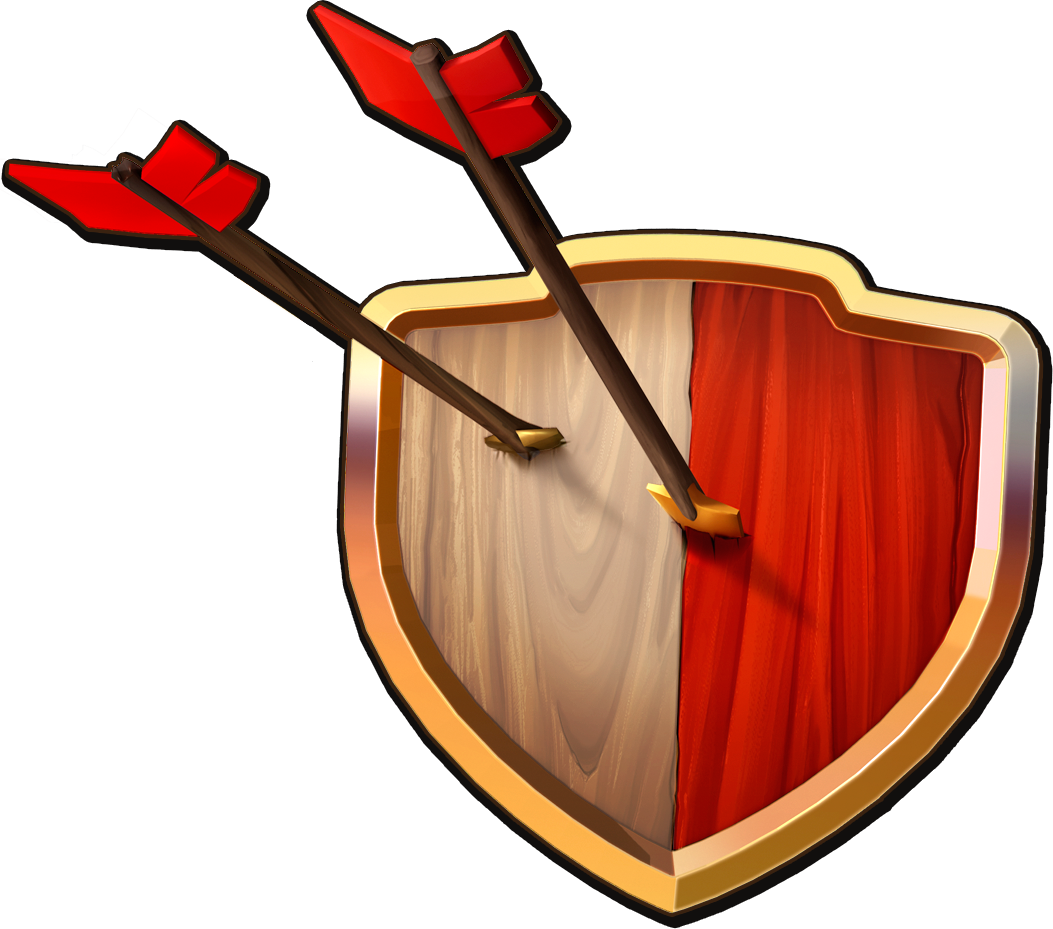 Clashof Clans Shield Logo PNG Image