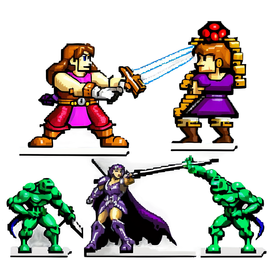 Classic 16 Bit Battle Scenes Png 86 PNG Image