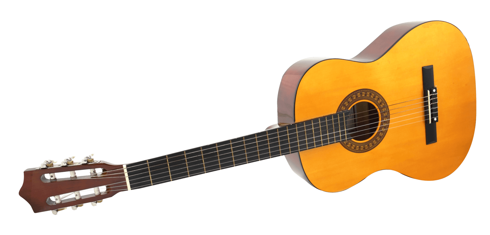 Classic Acoustic Guitar Isolated PNG Image