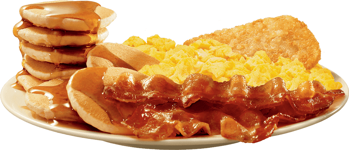 Classic American Breakfast Platter PNG Image