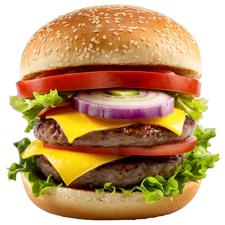 Classic American Hamburger Png Fst PNG Image