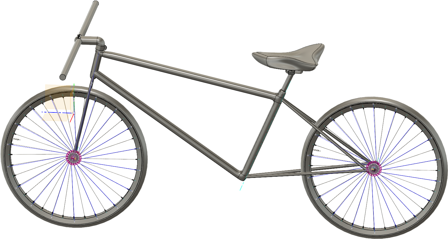 Classic B M X Bike Profile PNG Image