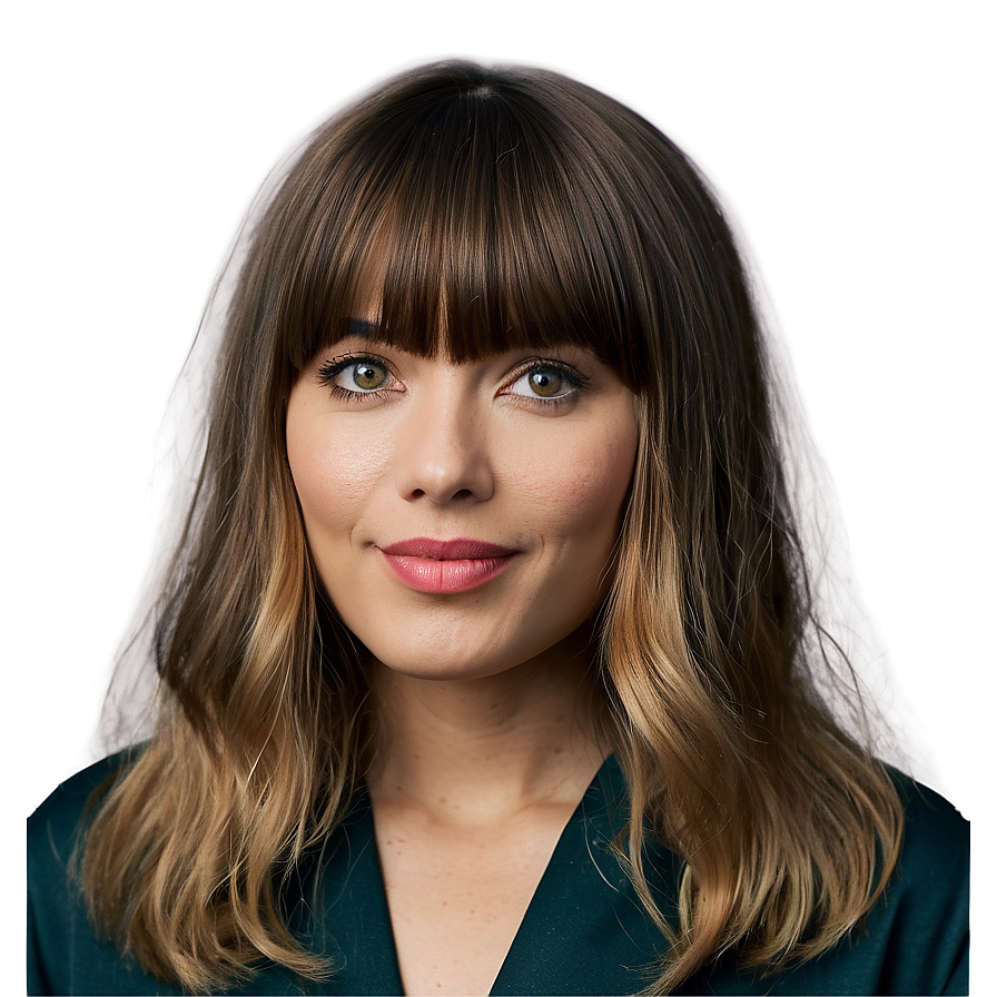 Classic Bangs Look Png 87 PNG Image