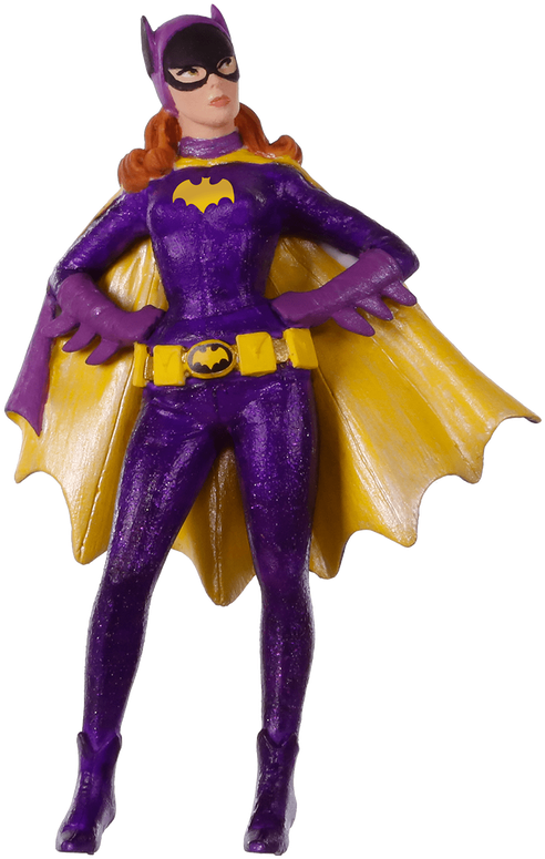 Classic Batgirl Figure Pose PNG Image