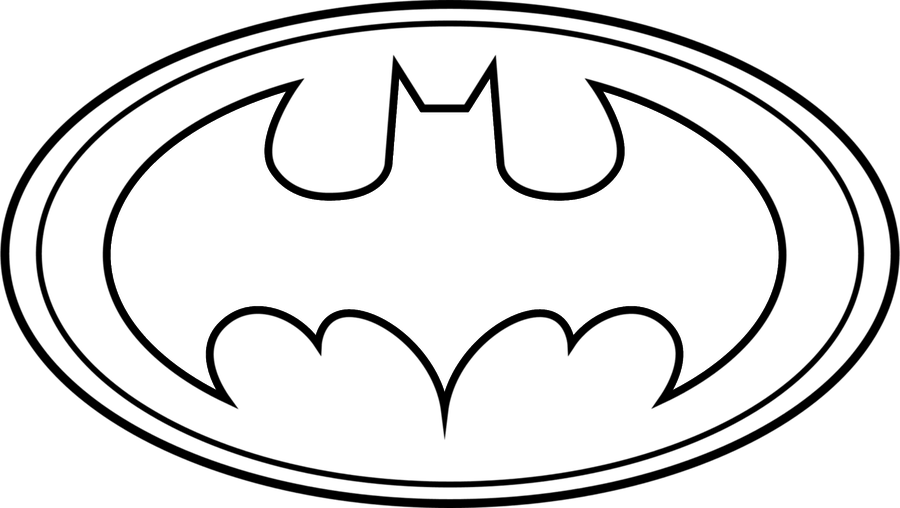 Classic Batman Logo PNG Image