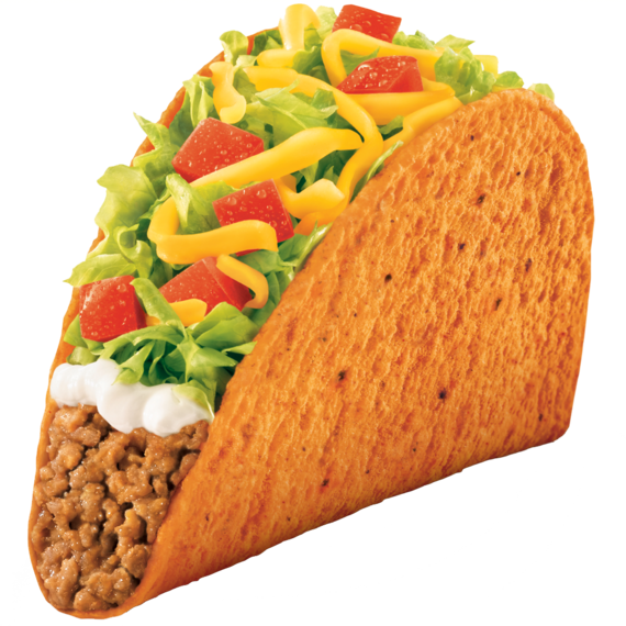 Classic Beef Taco PNG Image