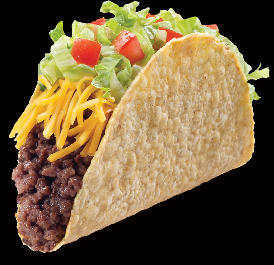 Classic Beef Taco PNG Image