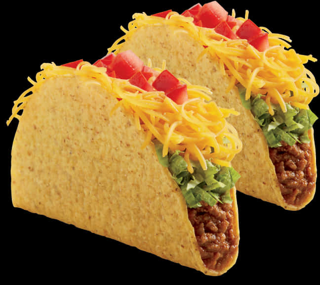 Classic Beef Tacos Image PNG Image