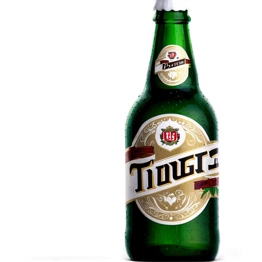 Classic Beer Bottle Design Png Tme89 PNG Image