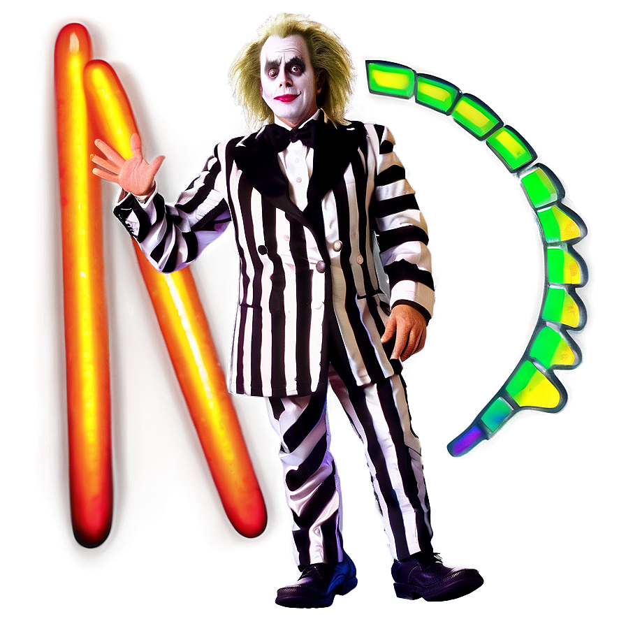 Classic Beetlejuice Character Png Rda74 PNG Image