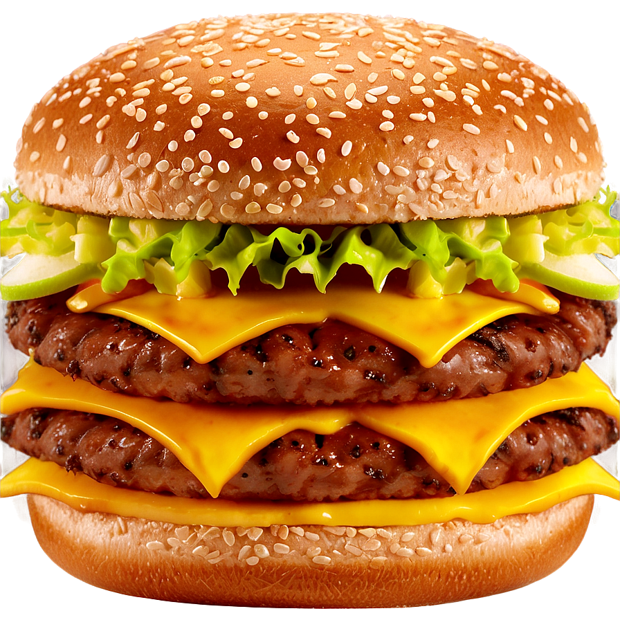 Classic Big Mac Burger Png Get PNG Image