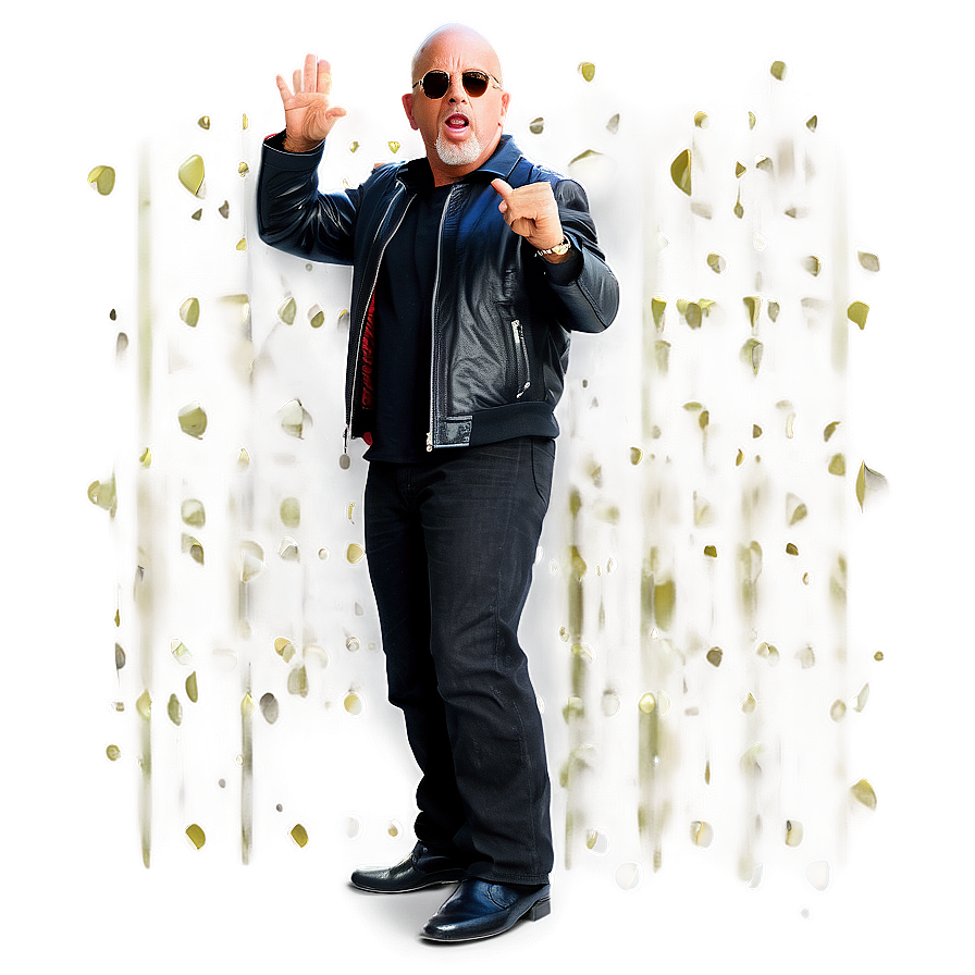 Classic Billy Joel Pose Png Rtx8 PNG Image