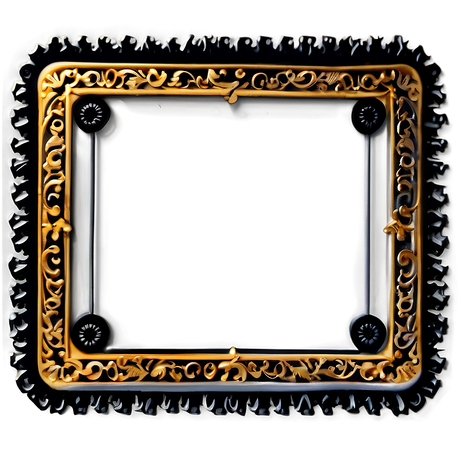 Classic Black Border Png Pcq97 PNG Image