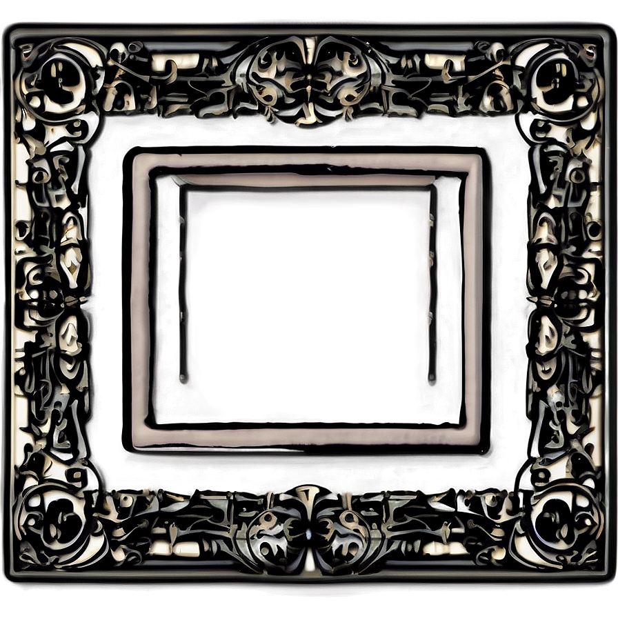 Classic Black Border Png Yis PNG Image