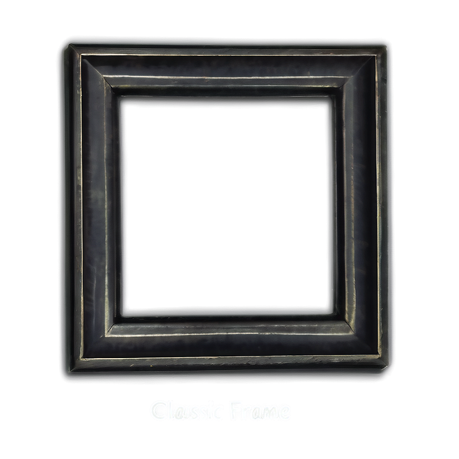 Classic Black Frame Png 05252024 PNG Image