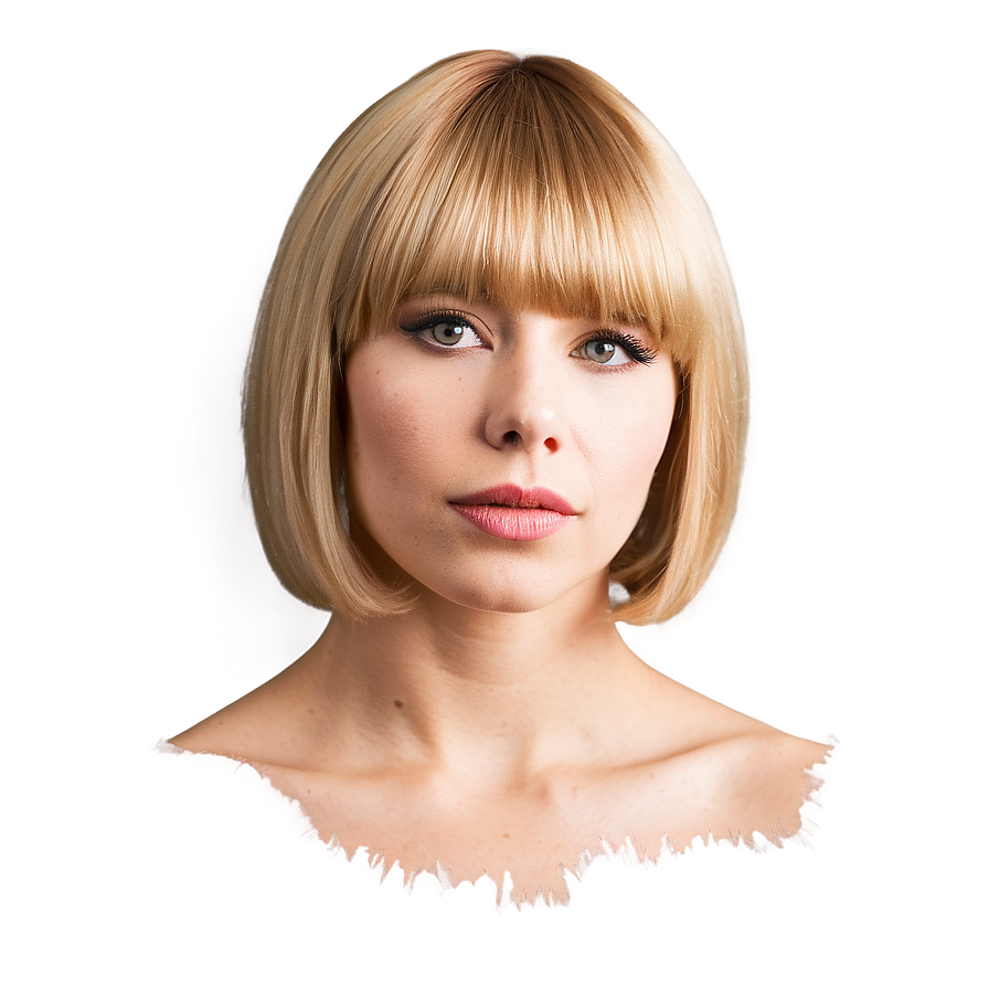 Classic Blonde Bangs Png 28 PNG Image