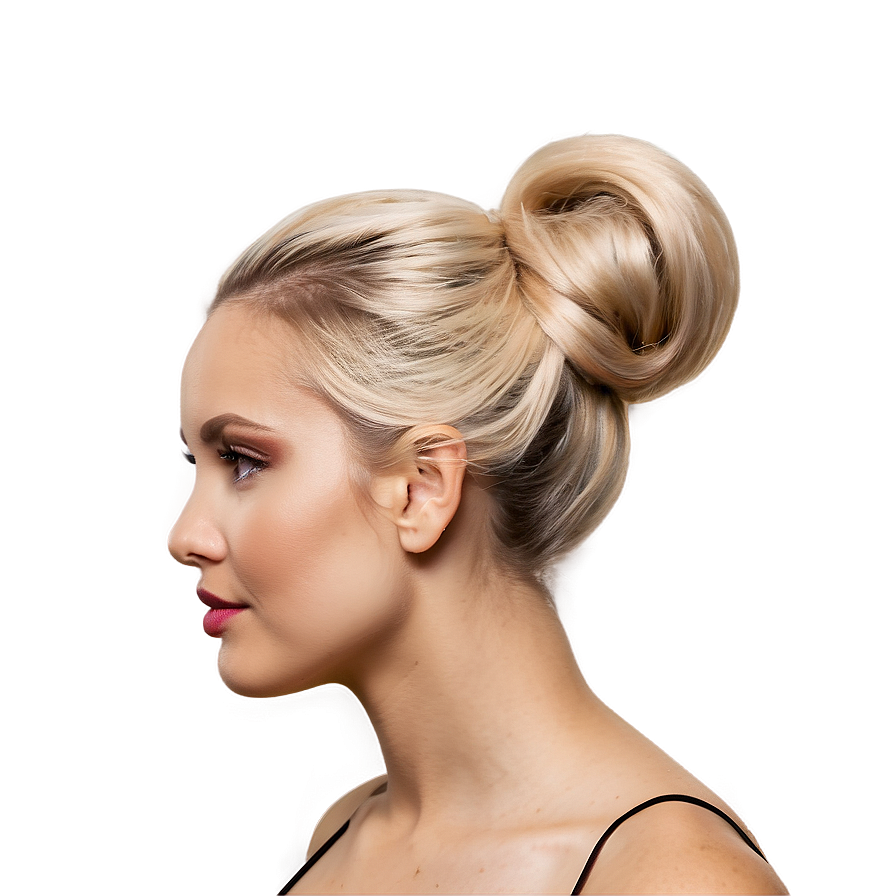 Classic Blonde Updo Png Jth PNG Image