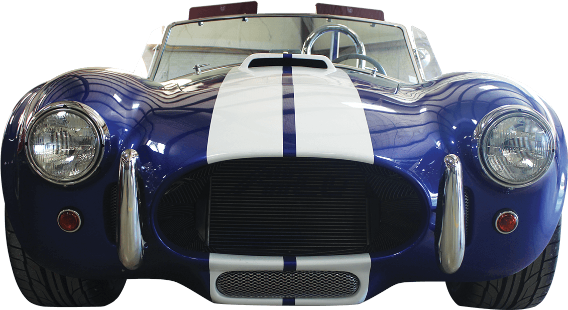 Classic Blue Cobra Roadster H D PNG Image