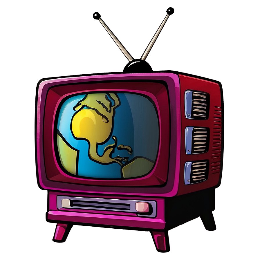 Classic Cartoon Tv Png Rhv9 PNG Image