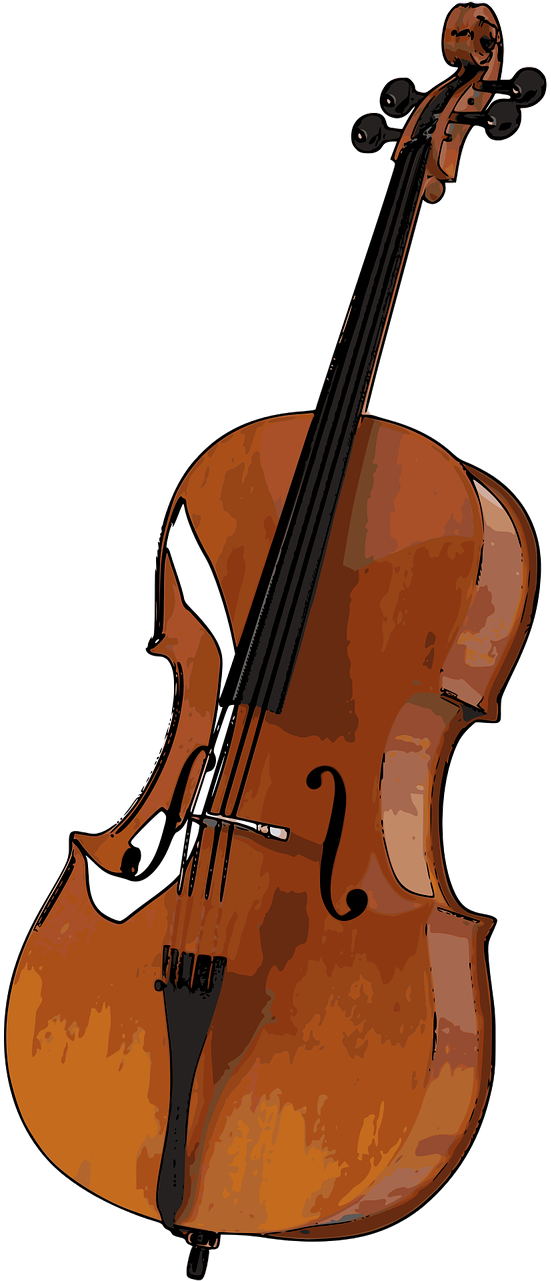 Classic Cello Illustration PNG Image