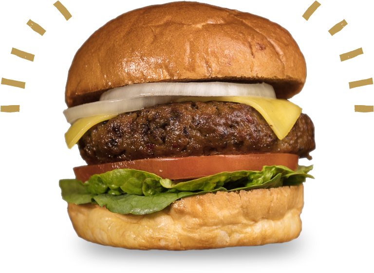 Classic Cheeseburger Delicious Fast Food PNG Image