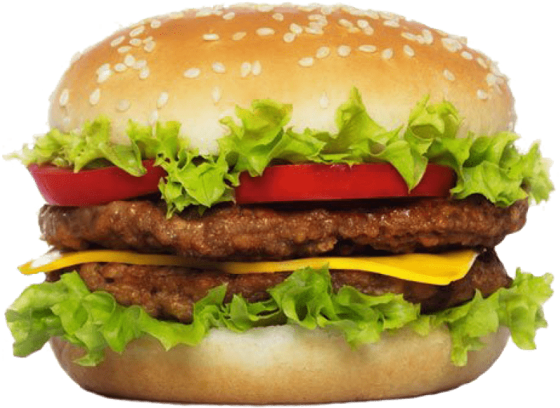 Classic Cheeseburger Delicious Fast Food.png PNG Image